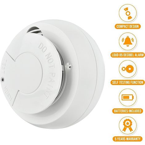 Détecteur de fumée sans fil Wi-Fi 3V, alarme automatique, système de sécurité pour la cuisine (1/5)