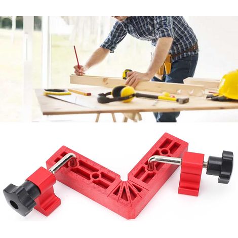 Set aus drei 120 x 120 mm großen rechtwinkligen Kunststoff-Eckstücken (1/5)
