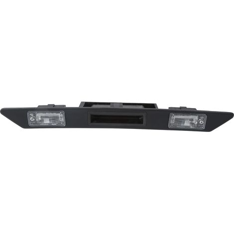 Plaque d'immatriculation Lumière Cadre 8P48275743FZ Compatible Audi A3 RS3 8P 2003-2013, Feu De Plaque Noir, Kit De Remplacement (1/5)