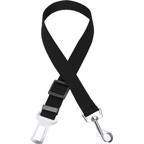 Ceinture de sécurité pour voiture pour animaux de compagnie, réglable, laisse de voyage pour petits et moyens chiens (1/5)