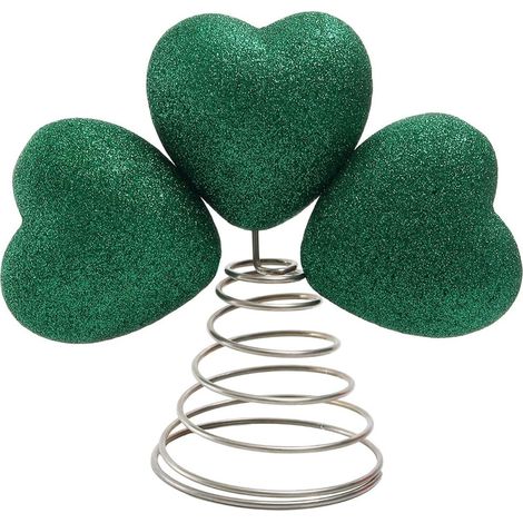 Sans danger pour les enfants et les animaux domestiques, trèfles pour sapin de Noël, décoration facile à utiliser, accessoire en polyester doux pour la Saint-Patrick (1/5)