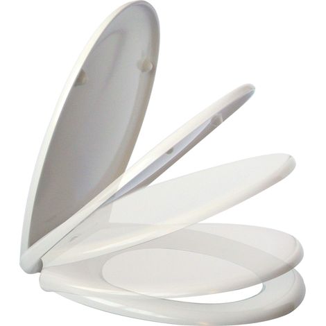 Sedile per WC universale termoindurente Tecom DSC01 Bianco (1/4)