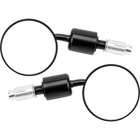 2 modifizierte ovale Motorradspiegel, 22 mm reflektierende Seitenspiegel (1/5)