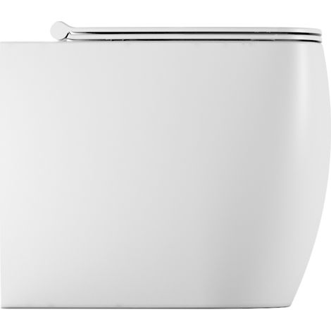 Water Nur filomuro senza brida (rimless) cm. 55x35 bianco lucido (1/2)