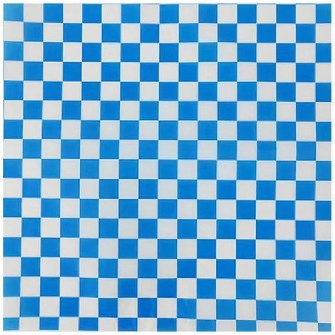 Lot de 100 feuilles de papier sulfurisé antiadhésives, résistantes à l'huile, pour la cuisson, bleu - 18 x 18 cm (1/5)