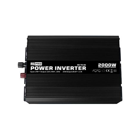 Convertisseur continu-alternatif, Onde sinusoïdale modifiée, 24V c.c. / 230V - 2000W ( Prix pour 1 ) (1/3)