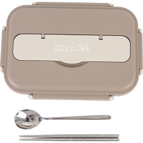1000 ml Edelstahl-Lunchbox, leicht, tragbar, einfach zu reinigen, Aufbewahrungsbehälter für Schulspeisen