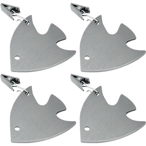 Pesos para mantel Metaltex acero inoxidable 4 piezas resistente