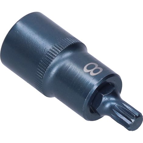 Embout de douille 12 pans en acier allié S2 antirouille, outil de clé rapide pneumatique et électrique (1/5)