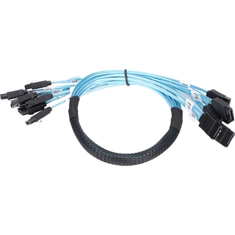 Câbles SATA 7 broches haute vitesse 6 Gbit/s, mini, facile à utiliser, 6 fils, kit de câbles SATA haute vitesse pour ordinateur