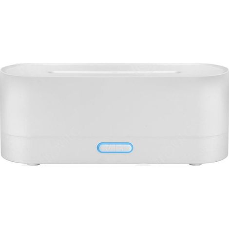 Luftbefeuchter – 160 ml – ABS/PP – Simulierte Flamme und Aromatherapie – Für Zuhause und Büro – 220 x 70 x 85 mm (1/4)