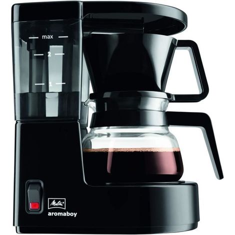 Melitta 1015-02 Aromaboy cafetera filtro negra 2 tazas