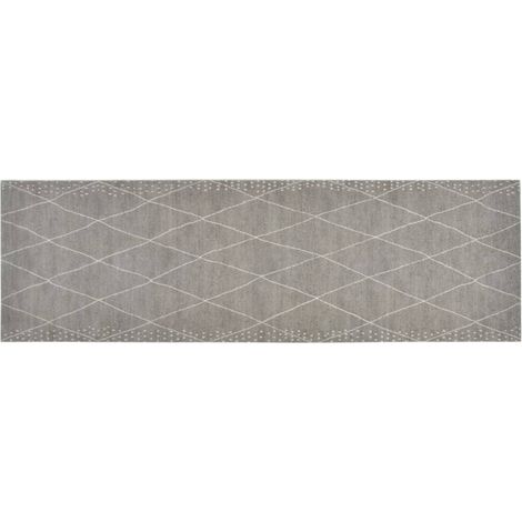 Maison Exclusive - Küchenteppich Waschbar Raute 60x180 cm Samt
