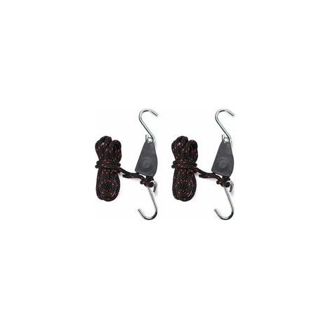 Sangles Cliquet 1/4 pouces Rope Ratchet Pour Lampe de Coissance 2 pices Corde de Crochet Rglable (1/4)