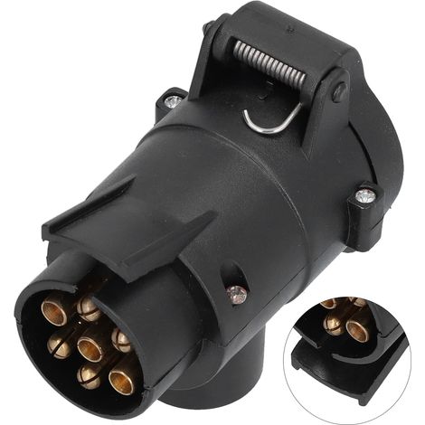 Adattatore di alimentazione impermeabile da 12 V UE da 7 a 13 pin per rimorchi, compatibile con camion e camper. Connettore di alimentazione. (1/5)