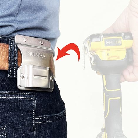 Support de Ceinture à Outils à Clipser pour Porte-Ruban, perceuse sans Fil, cloueuse, Tout Outil avec Clips de Suspension (1/5)