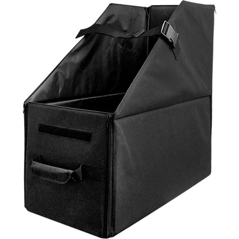 Sac de Coffre de vélo pour Porte-Bagages arrière Boîte de Rangement pour vélo Pliable, Coffre arrière,Boîte de Rangement de Pliante réglable, Organisateur de de Voiture pour (1/5)