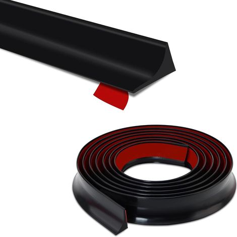 3M Barriere de Douche , Bande Imperméable Pliable, Seuil de Douche Barrière d'eau, Barrière Anti-inondation pour Sol de Salle de Bain (1/5)