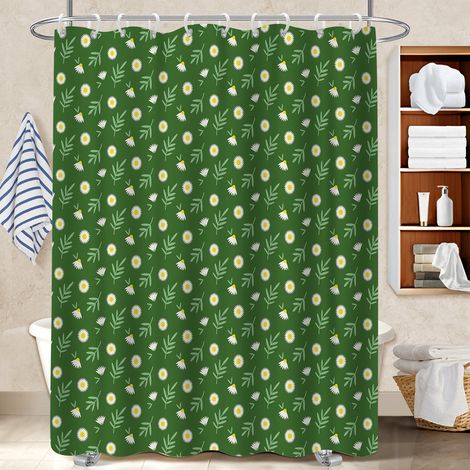 Rideau de douche en polyester 180x180 déco d‘intérieur bâche de douche pour une déco d’hiver réconfortante (1/5)