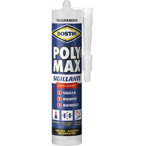 BOSTIK POLYMAX SIGILLANTE 280 ML TRASPARENTE CART