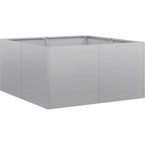 Maison Exclusive - Pflanzkübel 80x80x40 cm Verzinkter Stahl