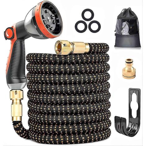 30m/100ft Expandable Garden Hose With 10 Spray Patterns Fits For Garden Watering Cleaning (1/5)