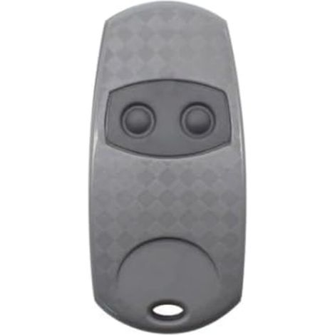 Réplique de télécommande sans fil multifréquence - convient pour garages, alarmes, volets roulants, etc. - Lot de 2, gris (1/3)