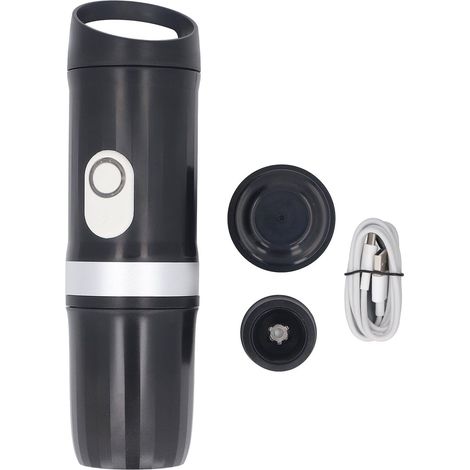 Mini cafetière, 20, auto-chauffante, sans fil, à portion unique, machine à café portable à capsules, pour camping, camping-car, randonnée, bureau (1/5)