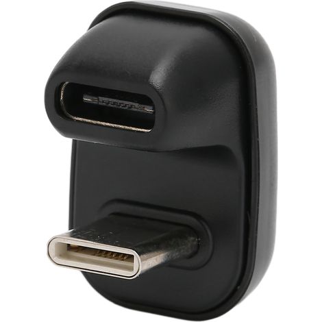 Adaptateur USB 2.0 Type C Mâle vers Femelle en Forme de U, Câble de Rallonge Courbé pour Téléphone Portable (1/5)