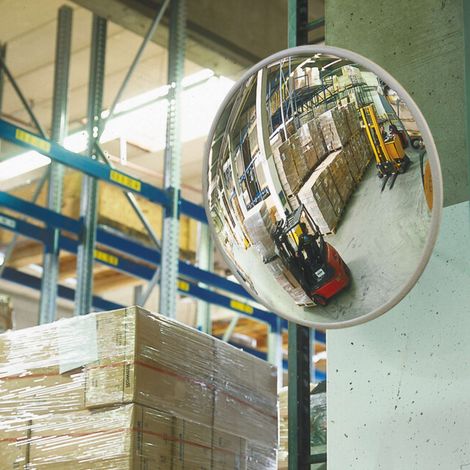 Moravia Miroir d’observation rond en acrylique 700 mm + support mural (1/4)