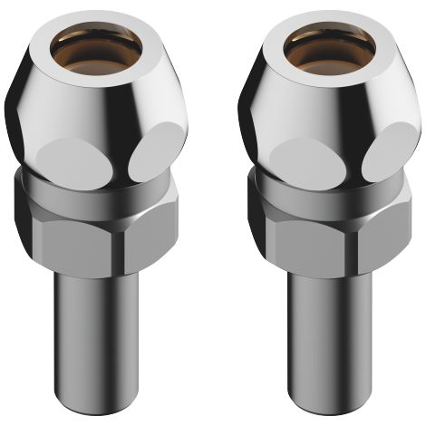 Raccord à compression DO USA, adaptateur, pièces détachées chromées 04240422200