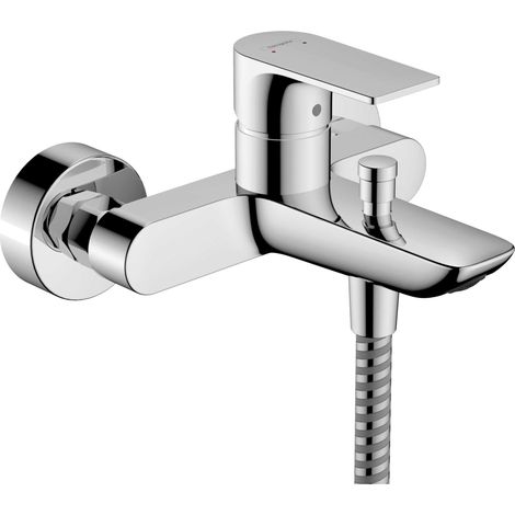 Hansgrohe – Mitigeur de baignoire chromé – Finition métal – Entraxe 150 mm ± 12 mm – Débit 20,4 l/min – 72450000 (1/10)