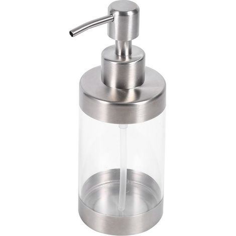 Récipient à savon, bouteilles distributrices en acrylique de 350 ml, pour comptoir, utilisation en extérieur, pour cuisine, salle de bain (1/5)