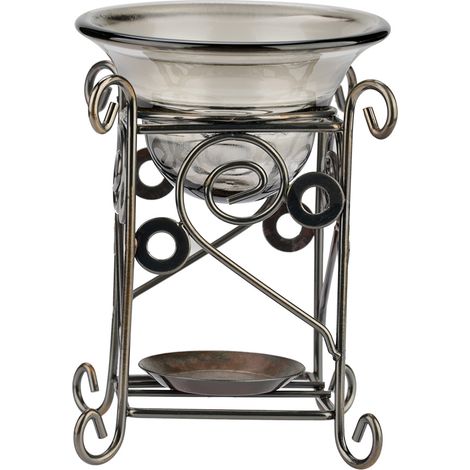 Brûle-parfum en fer en forme de cerf, lampe à huile essentielle, diffuseur d'arôme pour bougie, décoration artisanale, modèle 315, usage intérieur. (1/5)