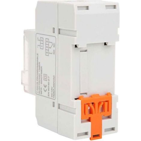 Commutateur de minuterie - - - 12V DC - 16A - Écran LCD - Batterie amovible (1/4)
