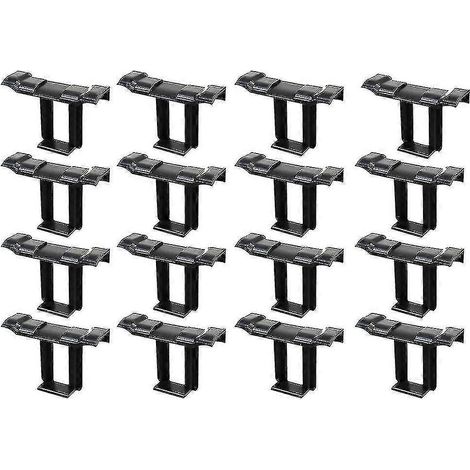 Clips de drainage d'eau pour panneaux solaires de 35 mm - Lot de 16 clips compatibles avec les modules photovoltaïques (1/5)