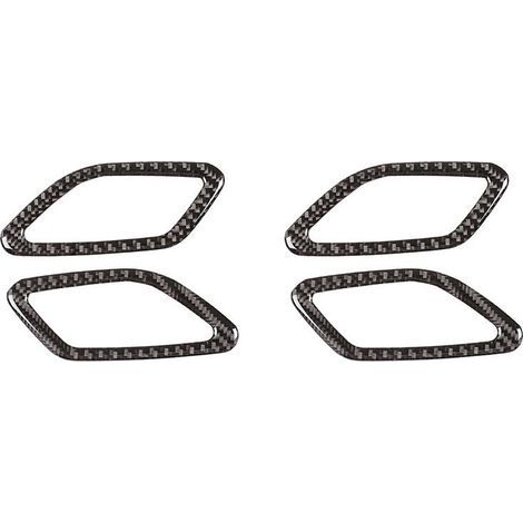 Deux caches de ventilation de tableau de bord en fibre de carbone pour Mercedes Classe A GLA CLA W176 X156 C117 (1/4)