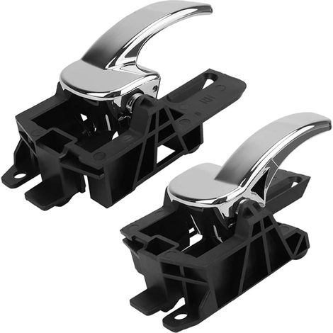 Poignées de porte intérieures (lot de 2) pour Qashqai J10 (2007-2013) - Références : 80670JD00E et 80671JD00E (1/5)