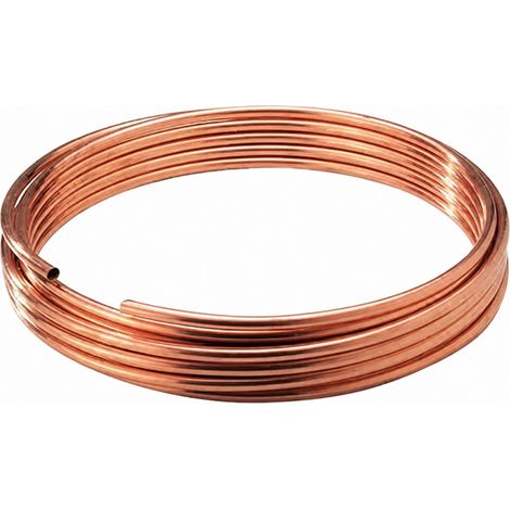 Couronne de cuivre recuit 18mm – Longueur 10 mètres – Tube pour plomberie – Diamètre intérieur 16mm – Copper Distribution