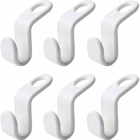 Cintre Gain de Place Crochets Suspension Connexion Chute Clips D'extension pour Garde-Robe Organisateur de Vêtements Crochet D'extension de Cintre Cintres Peu Encombrants  ( 10 PCS )