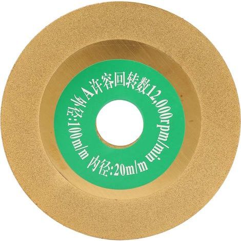 100 mm (4 in) diamond cutting disc for concrete and stone – gold, turbo, 1.2 mm (1/5)