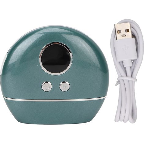 Appareil de Gua Sha Électrique avec Lumières LED et Micro-courant pour le Visage - Vert (1/5)