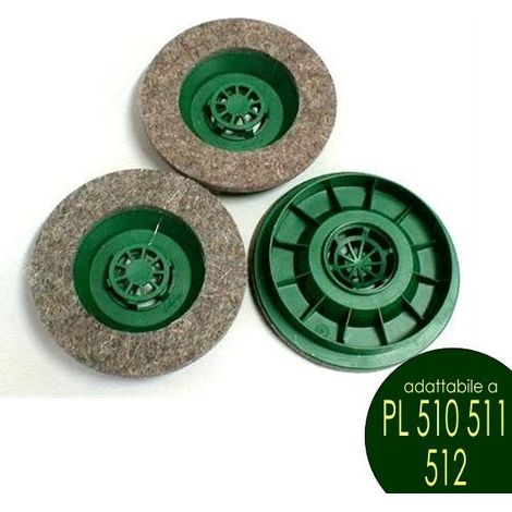 Kit Spazzola 3pz. FELTRO FOLLETTO PULILUX PL 510 511 512 VORWERK