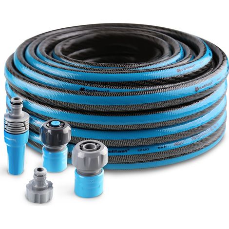 Kit tubo da giardino antitorsione Akhuo 5/8" 25m