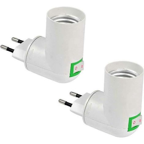 Douille E27 avec interrupteur sans fil, culot E27 pour ampoule LED, douille en plastique à allumage rapide, pour garage (1/5)