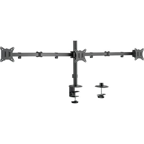 LOGILINK Monitorhalterung BP0173 3fach 17-27, Aluminium (1/5)