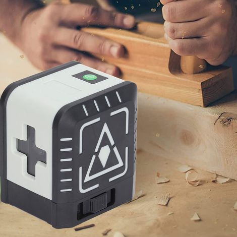 Niveau à bulle autonivelant Level05-RE avec réticule et indication visuelle du niveau. (1/5)