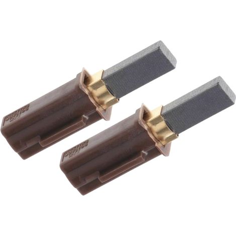 2x Motorkohlen Kohlebürsten 6,3 x 11mm für Ametek 117123-00, 117123-13, 117123-29, 117944, 119549-00, 119678-00 / Elektrowerkzeug Zubehör