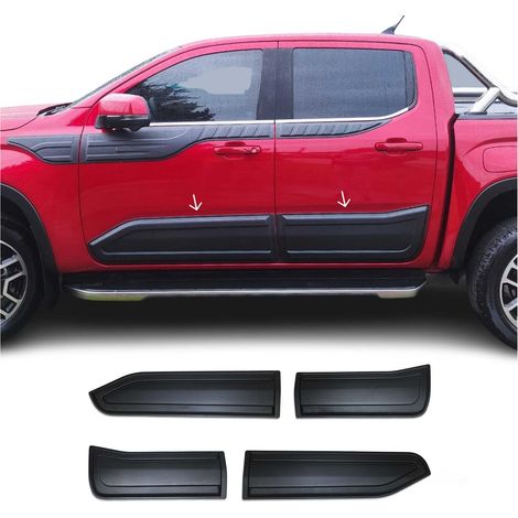 Habillage Moulures de carrosserie pour VW Amarok II 2023-2026 ABS Noir 4 Pcs (1/5)