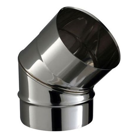 Coude inox SOI à facettes soudées - Coude à 90° - diamètre 200